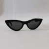 Óculos de sol de olho de gato cinza preto clássicos para mulheres 40019 óculos de sol moda Moda Gafas de Sol com caixa