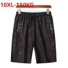 Sommermänner Schnell trocknende Geometrie Camouflage-Shorts Brief plus Größe 8XL 9XL 10XL Reißverschluss-Shorts Sport übergroße lose Shorts dünn 70 H1210