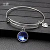 12 Birthstone Heart Bracelet 매력 와이어 조정 가능한 Expandabel 팔찌 팔찌 손목 밴드 여성 소녀 생일 파티 패션 쥬얼리 윌과 모래 붉은 파란색 흰색