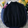 Winter Mens Sweaters High-Neck Warm Bottoming Casual Loose Knitwear Sweaters Pullover Turtleneck Sweater Couple
