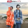 Lappster-jeunesse couple surdimensionné Sweatwear Sweats à capuche d'automne Hommes Harajuku Sweatshirts de style coréen Sweat à capuche à capuche Sweat à hoode 201128