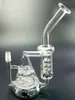 Hookahs Set Glass Bongs Clear Thick Bong with Birdcage Perc Recycler Oil Rigs Build a Bong