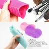 Silicone Makeup Brush Cleansing Pad Palette Round Eyebrow Brush Cleaning Mat Washing Scrubber Cosmetic Make Up Cleaner Tools