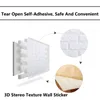 Tapeten 3D-Stereo-Wandaufkleber, selbstklebende Decke, dekorative Paneele, Dachschaum-Tapete, Wohnzimmer, Heimdekoration, Schlafzimmer, TV-Hintergrund