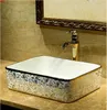 Mozaika Gold Rectanglar Washbasin Luksusowy Artystyczny Umywalka Łazienka SinkHigh Oferta