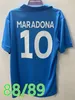 1982 1983 1987 1988 1989 1991 1992 1993 Napoli Maglia da calcio classica retrò 88 89 91 93 Maglia da calcio maglie MARADONA