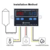 Digital Thermostat Humidity Controller KT100 Hygrostat Egg Incubator Direct Output Regulator Temperature Switch Dual Led Display 210719