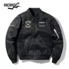 Jaqueta de locomotiva homens primavera outono windbreaker piloto piloto exército impermeável s carga casual reverso desgaste 211214