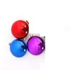 2021 Nowa Choinki Decoration Ball 8cm (12 / paczka) Płaskie Płaskie Piłka Boże Narodzenie Boże Narodzenie Kulki w kształcie