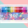 160 couleurs bois huile crayon de couleur ensemble peinture couleur art marqueurs crayons pour dessin croquis enfants cadeaux fournitures papeterie Y200709