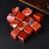 6 штук полированные натуральные африканские красные ясперки куб упал камнями гравий квадрат кристаллические камни ручной полированные для рыбного танкового декора