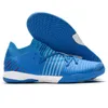 2021 Erkek Kadın Futbol Ayakkabıları Gelecek Z 1.1 IC Cleats için Yüksek Kaliteli Futbol Çizmeler Mavi / Çekirdek Siyah / Beyaz