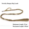 Hundkrage Leashes Tactical Bungee Leash Collar 2 Handle Quick Release Cat Pet Elastic Leads Rope Militärträning Leashesdog