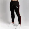 Erkek Joggers Rahat Pantolon Fitness Erkekler Spor Eşofman Dipleri Skinny Sweatpants Pantolon Siyah Spor Salonları Jogger Patchwork Track Pantolon