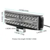65W impermeable 24 LED de conducir luces de trabajo 6500k para camiones fuera de la carretera SUV UTV ATV Motocicleta de automóviles