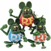 12 cm Tales of the Rat Fink Crazy Mouse Fink Modello Giocattoli Ornamenti per la casa Giocattolo da collezione Anime