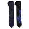 Mäns Original Design Blue Dragon Tiger Jacquard Broderi Tie Kvinna Studenter Tillbehör Personlighet Slips