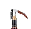 Newhigh kwaliteit houten handvat professionele wijnopener multifunctionele draagbare schroefkurkentrekker wijn fles opener cook gereedschap RRA9798