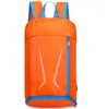 Ny Solid Folding Backpack Ultra Light Shoulder Bag Vikbar Rese Vandring Camping Ryggsäck Folded Totes Portable Sport Gym Storage Väskor