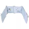 Komplety pościeli zderzaki do łóżeczka dziecięcego oddychająca moda 3D dla małych dzieci Borns bawełniana poduszka poduszka zderzak łóżeczko pielęgnacja wystrój pokoju