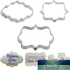 1 set (3 pezzi) biscotti pasticceria stampo per fondente stampo per torta in acciaio inossidabile sugarcraft decorazione cornice taglierina strumento prezzo di fabbrica design esperto qualità ultimo stile originale