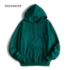 Moinwater Brand Women Fleece Hoodies Lady Streetwear Bluza żeńska biała czarna zimowa ciepła bluza z kapturem MH2001 T200917