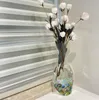 PVC plástico pote de flor criativo arranjo de flores PE vaso misturado estilos dobrável pvc flor vaso sem flores