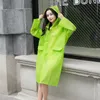 Корейская мода Eva Водонепроницаемое плащ на открытом воздухе Непроницаемые пончо для взрослых мужчин Женская дождевая куртка Universal пешеходные дождевые пальто 201015