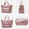 Dry Wet Combo Yoga Mat Blosa Femmes Rose Natation Voyage Duffle Sac Étanche Sport Fitness Filles Causal Épaule Sac À Main Q0705