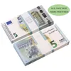 Prop Money Full Print 2 Sided One Stack US Dollar EU Bills for Movies April Fool Day Kids