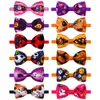 Dog Apparel Halloween Dogs Bow Ties Collar Adjustable Bowties Neckties Pet Grooming Accessories for Small Puppy Cats XBJK2109