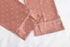 Lisacmvpnel Summer Women Short Sleeve Pajamas Ice Silk Polka Dot Print Fashion Pyjamas Set 210831