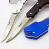 الفولاذ المقاوم للصدأ المطبخ قابلة للطي سكين المفاتيح البسيطة التخييم الصيد التكتيكات البقاء على قيد الحياة edc أداة 6 ألوان GF566