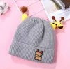 2021 Cappello lavorato a maglia invernale per bambini di vendita calda Cappello di cervo carino Cappelli di cervo con corna di Natale