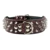 Pet Dog Collar lederen kragen voor spiked S Medium grote huisdieren Pit Bull Y200515