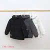 Brand Down Coat for Big Boys Girls Windbreaker Kids Kids CottonPadded Moups Child Vestets Children Outwear Boy Jacket 410 ANS5716802