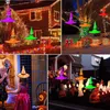 Halloween hat Witch Hat scene layout LED light string hats party supplies