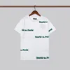 2022 Summer Designer Stylist T Shirts For Men Topps Fashion 3D Letter Print Hip-Hop T-Shirts Mens Women Cotton Clothing Short Sleeved Tee