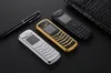 Luxury Unlocked signature 8800 metal body Mobile phone Mini dual sim Card GSM Quad Band MP3 FM Camera Cheap cellphone Free Case