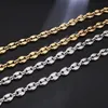 Kedjor Fashion Personlighet Trend Coffee Bean Beads Chain Halsband för män födelsedagsmycken gåva235m