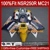 Wstrzyknięcie dla Honda Różowy Srebrzysty NSR250 NSR 250 R NSR 250R 1990 1991 92 93 103HC.185 NSR250RR NSR250R MC21 PGM3 90 91 1992 1993 OEM