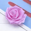 7 cm Big PE Piank Róże Sztuczne Kwiat Głowy Na Wesele Dekoracje wydarzenia DIY Wieńce Dom Ogród Dekoracyjne Dekoracyjne