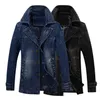 Men's Long Jeans Slim Business Jackets Spring Autumn Jacket Coat Tops Casual Coat Outerwear Coat WN 85 X0710