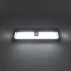 Luzes solares de parede solar externo 118 LED com sensor de movimento amplo angular à prova d'água luzes de segurança para o pátio de garagem iluminação