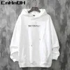 CnHnOH Männer Hip Hop Sweatshirt Hoodie Schmetterling Streetwear Harajuku Pullover Hoodie Baumwolle Fleece Winter Herbst Schwarz Hoodie 211106