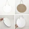 18'' Sublimation Round Door Hangers 18inch MDF Brand Single Side White Blank Plectane Heat Transfer Decorations For Family By Air A12