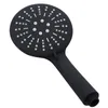 Hand-held Shower Head Water Saving Black Bathroom Rainfall Shower Nozzle Aerator High Pressure handheld Shower Head 210309241L