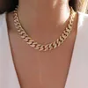 Cuban Women's Necklace, Rose, Hip-hop, Miami, Star, Fashion Rap Singer, Iced Jewelry, Direct Q0809