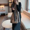 2021 Winter Scarf Women Cashmere Lady Stoles Design Print Female Warm Shawls and Wraps Thick Reversible Scarves Blanket 5AAAAA