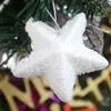 Decorazioni per la casaStella bianca a cinque punte di NataleDecorazioni per l'albero di NataleAccessori natalizi CiondoloDecorazioni natalizie Y201020
